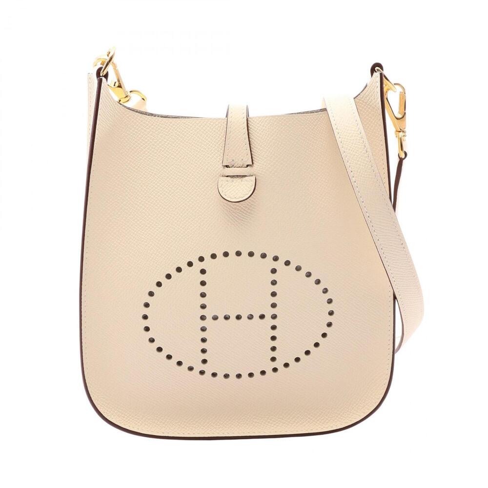 Hermes Evelyne 16 TPM Sellier Shoulder Bag Handbag Leather Calfskin (Cowhide)...